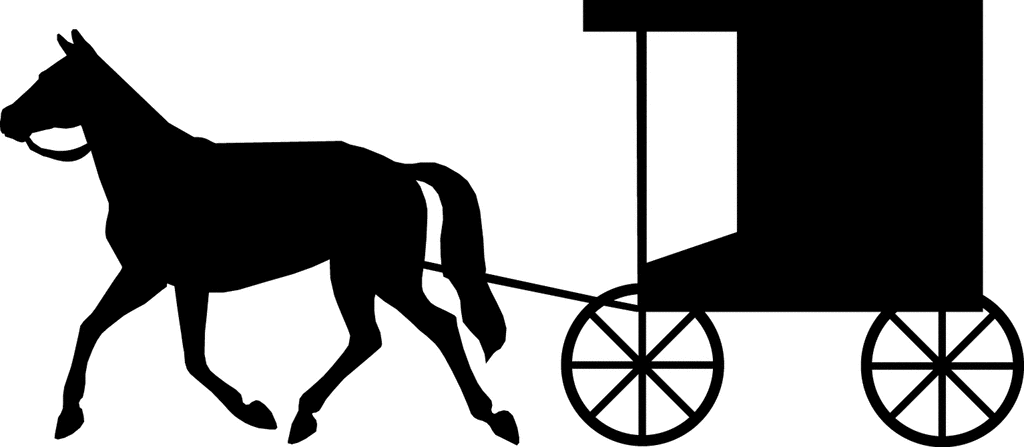 horse wagon clipart - photo #39