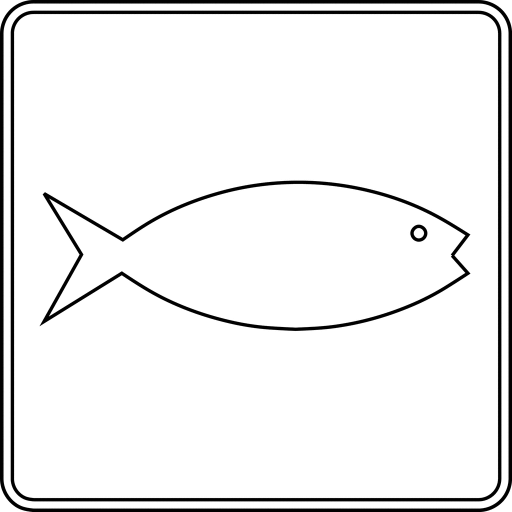 Outline Of A Fish - ClipArt Best