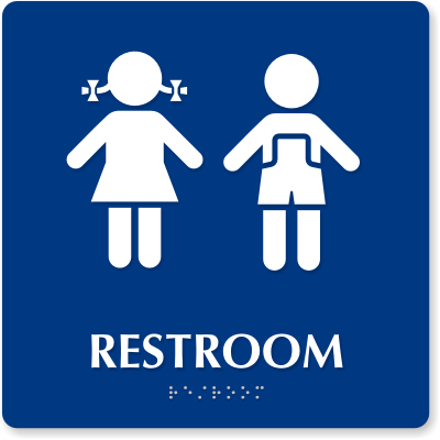 Pix For > Bathroom Signs Clip Art
