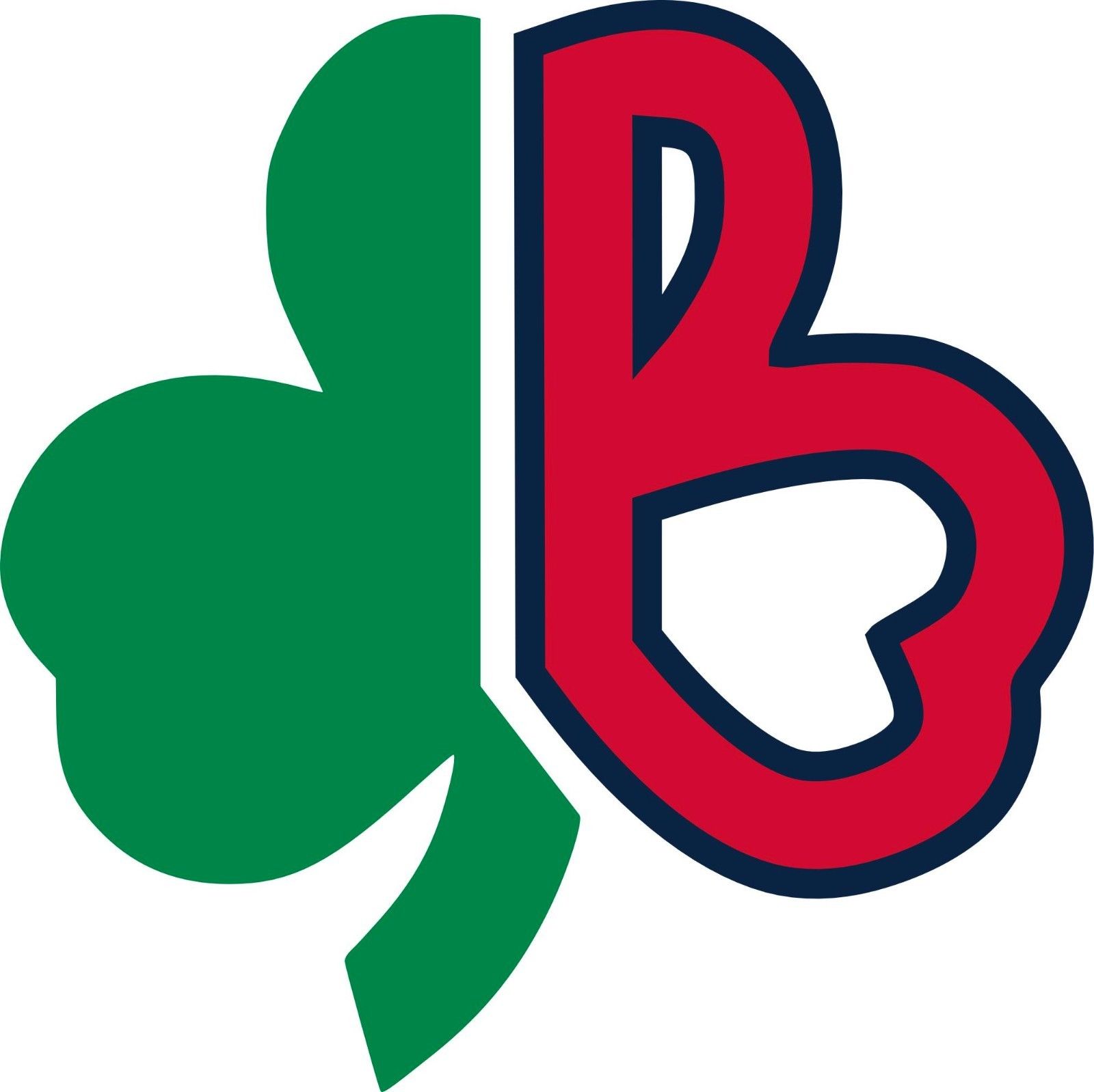 Boston Celtics / Red Sox clover "B" logo & Boston Pro Teams Mashup ...