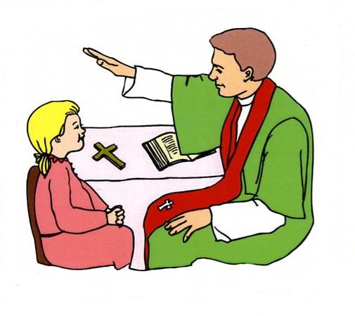 Sacrament of reconciliation coloring pages and clipart pictures ...