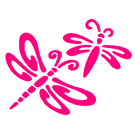 Dragonfly Decals, butterfly decals, animal stickers, pet decals ...
