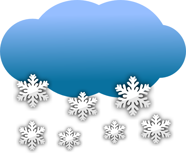 Snow Clouds clip art - vector clip art online, royalty free ...