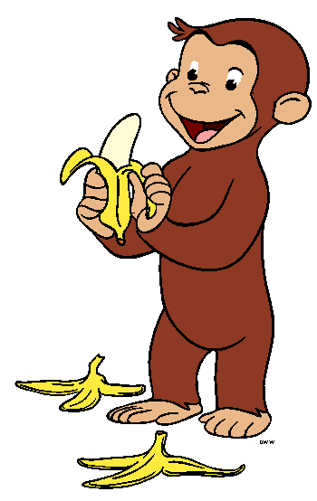 Curious George Clipart - Cartoon Characters Images - The Man in ...