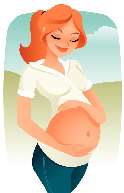 Pregnant Woman Cartoon - Cliparts.co