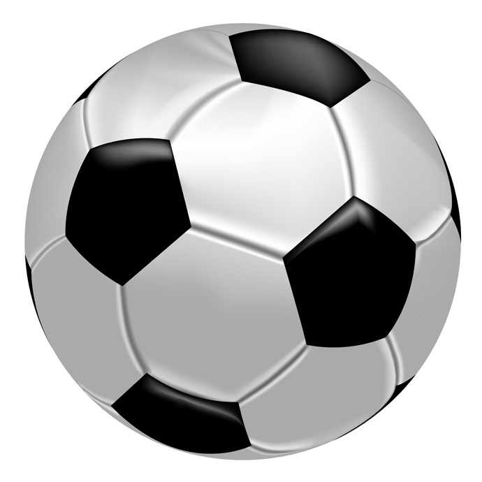 Realistic vector soccer ball