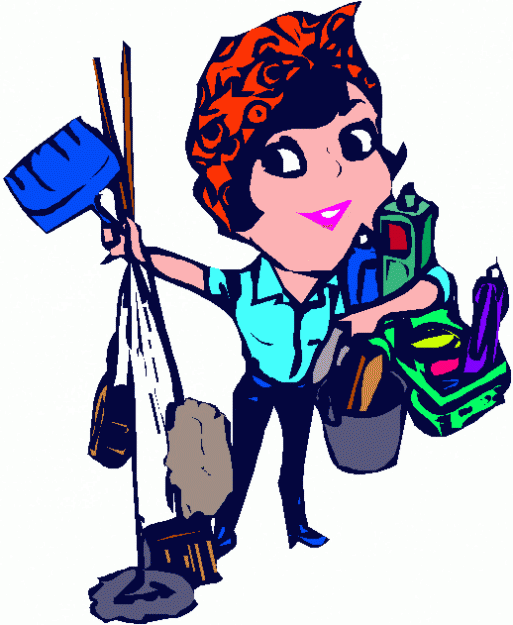House Cleaning: House Cleaning Cartoons Clip Art