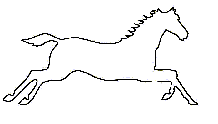 22-printable-horse-stencils-free-coloring-pages
