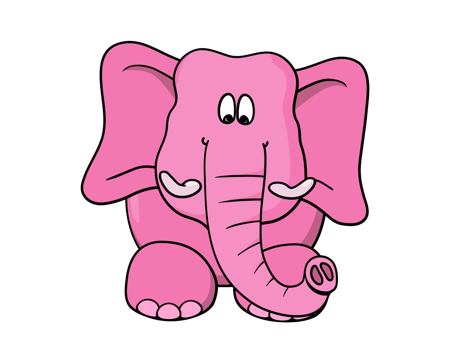Images For > Cartoon Baby Elephant Face