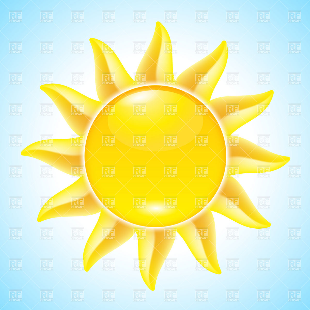 Hot summer sun icon, Icons and Emblems, download Royalty-free ...