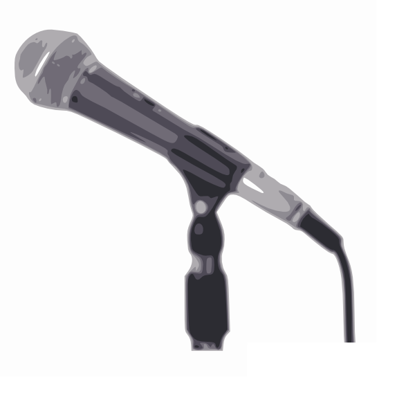 Microphone clip art - vector clip art online, royalty free ...