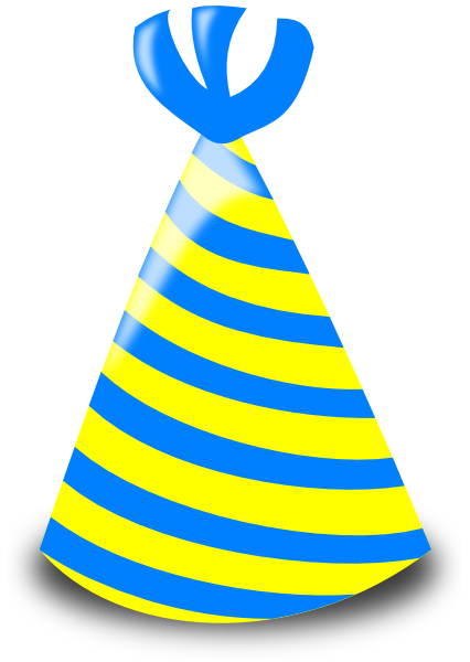 Birthday Hat clip art - vector clip art online, royalty free ...