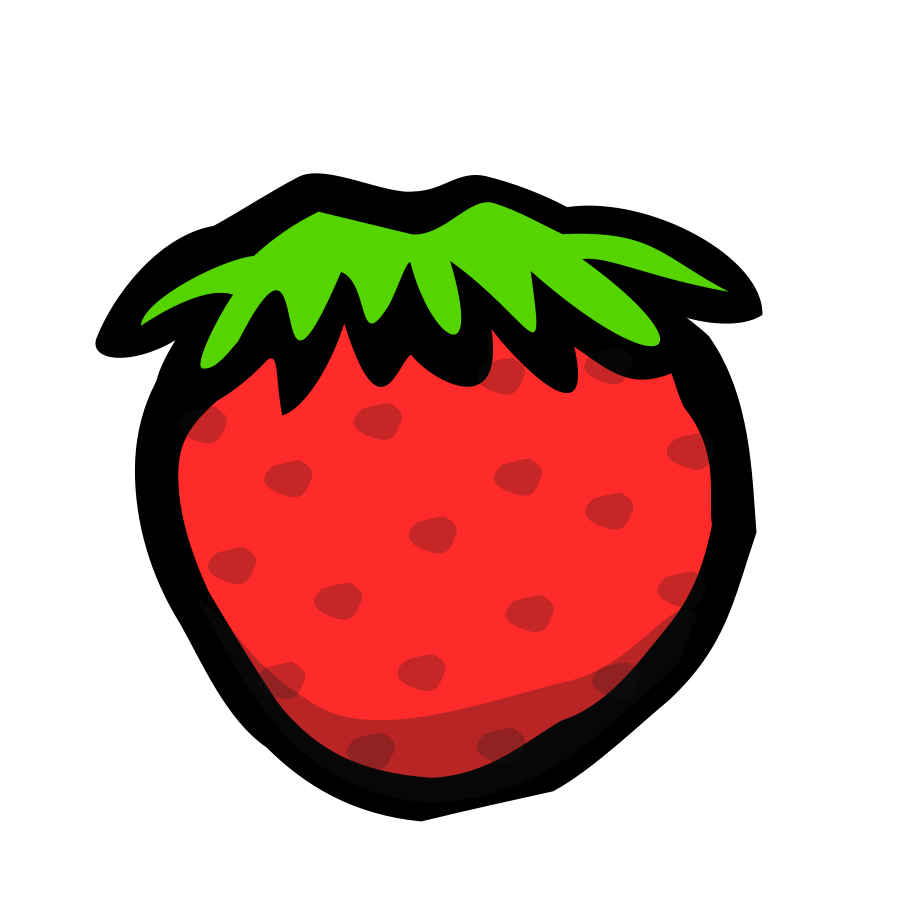 Strawberry Clipart, vector clip art online, royalty free design ...