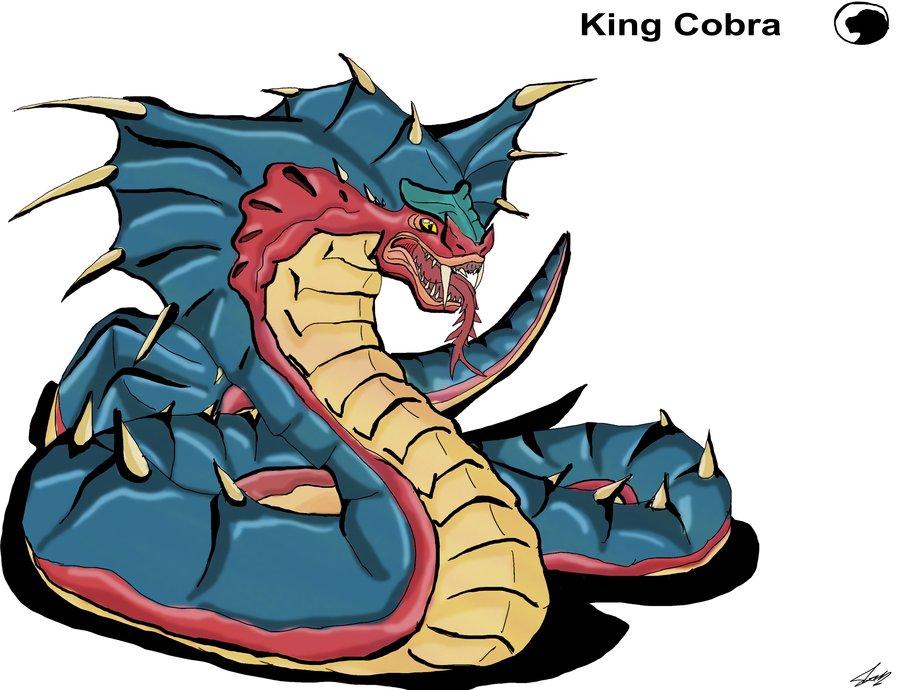 godzilla_animated__king_cobra_ ...
