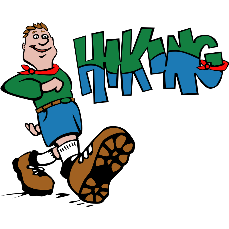 Clipart - Hiking