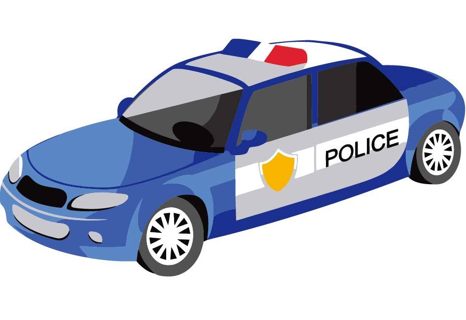 animated clip art police car - photo #32
