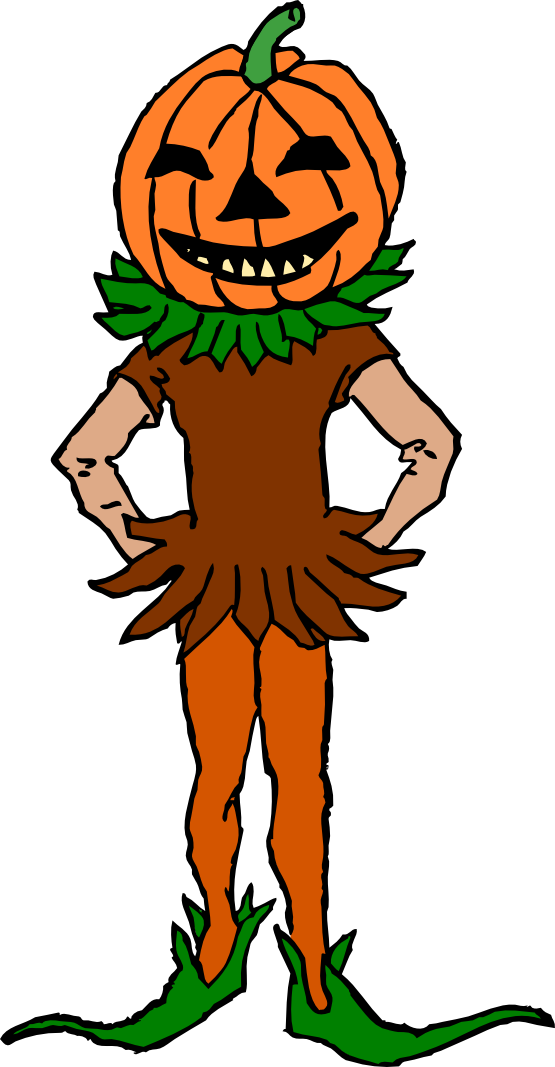 Free Pumpkin Costume Clip Art