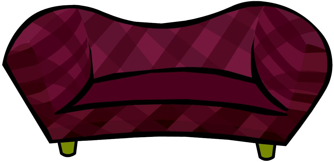 Burgundy Couch - Club Penguin Wiki - The free, editable ...