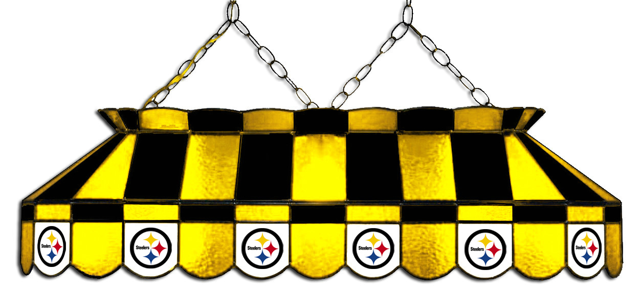 Pittsburgh Steelers 40" Box-Style Billiard Light | Game Tables