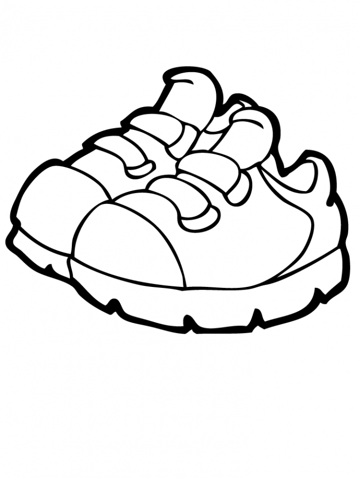 old fashiones shoes coloring page | Kids Coloring Page