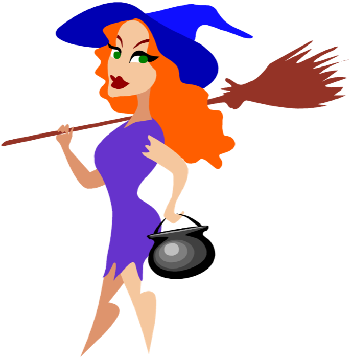 Friendly Witch Clipart
