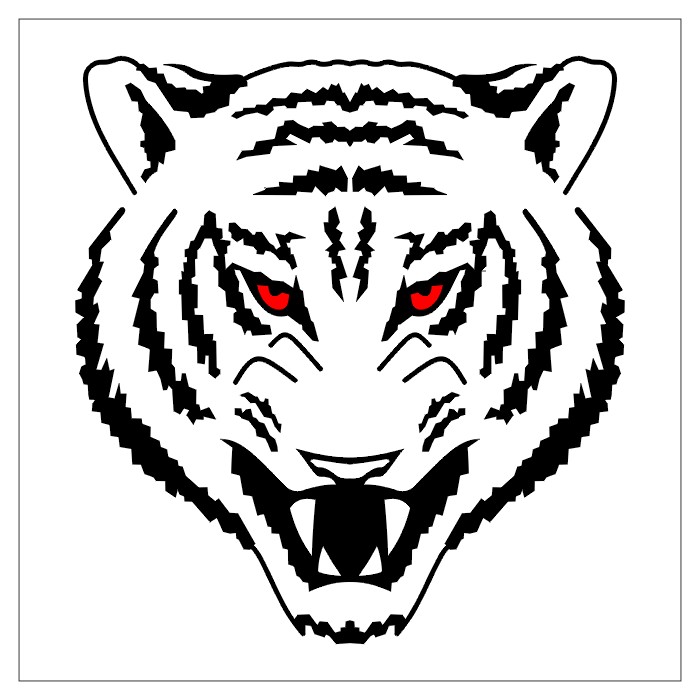 Stencils Of Tigers Images & Pictures - Becuo