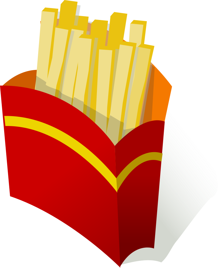Pommes frites / french fries Clipart, vector clip art online ...