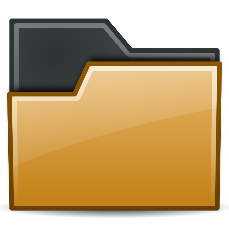 Clipart - folder-brown