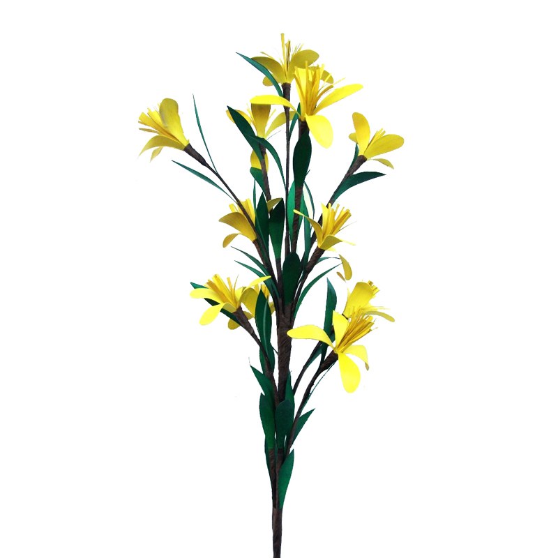 Yellow Exotic Flower Stalk -Online Shopping-