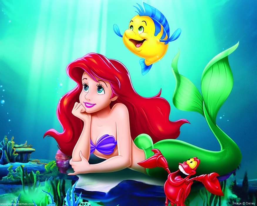 Download mobile wallpaper: Cartoon, Girls, Mermaids, The Little ...