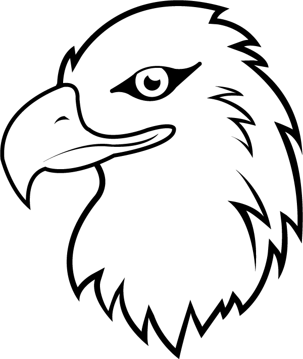 Eagle Head Clipart Black And White | Clipart Panda - Free Clipart ...
