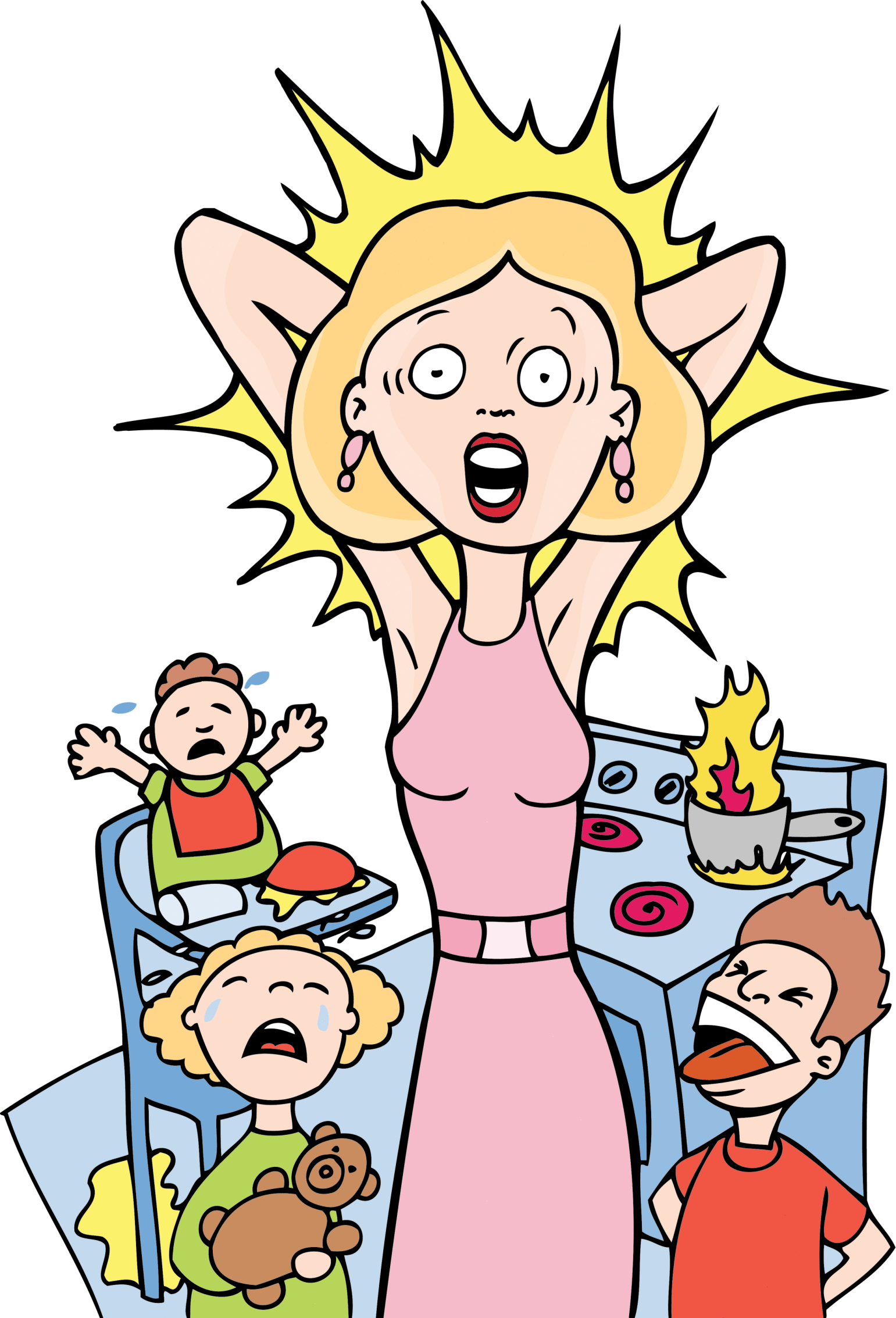 Working Mother Cartoon - Cliparts.co