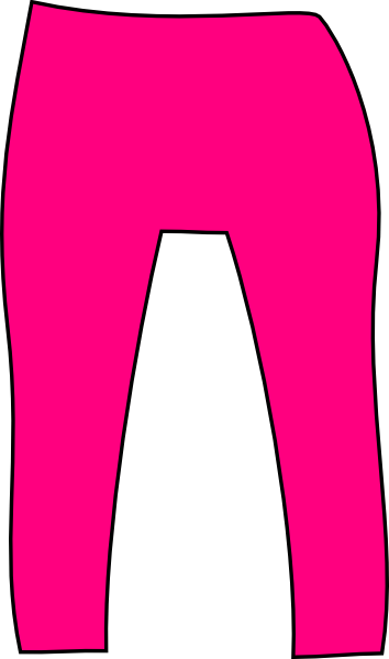 Pink Pants clip art - vector clip art online, royalty free ...