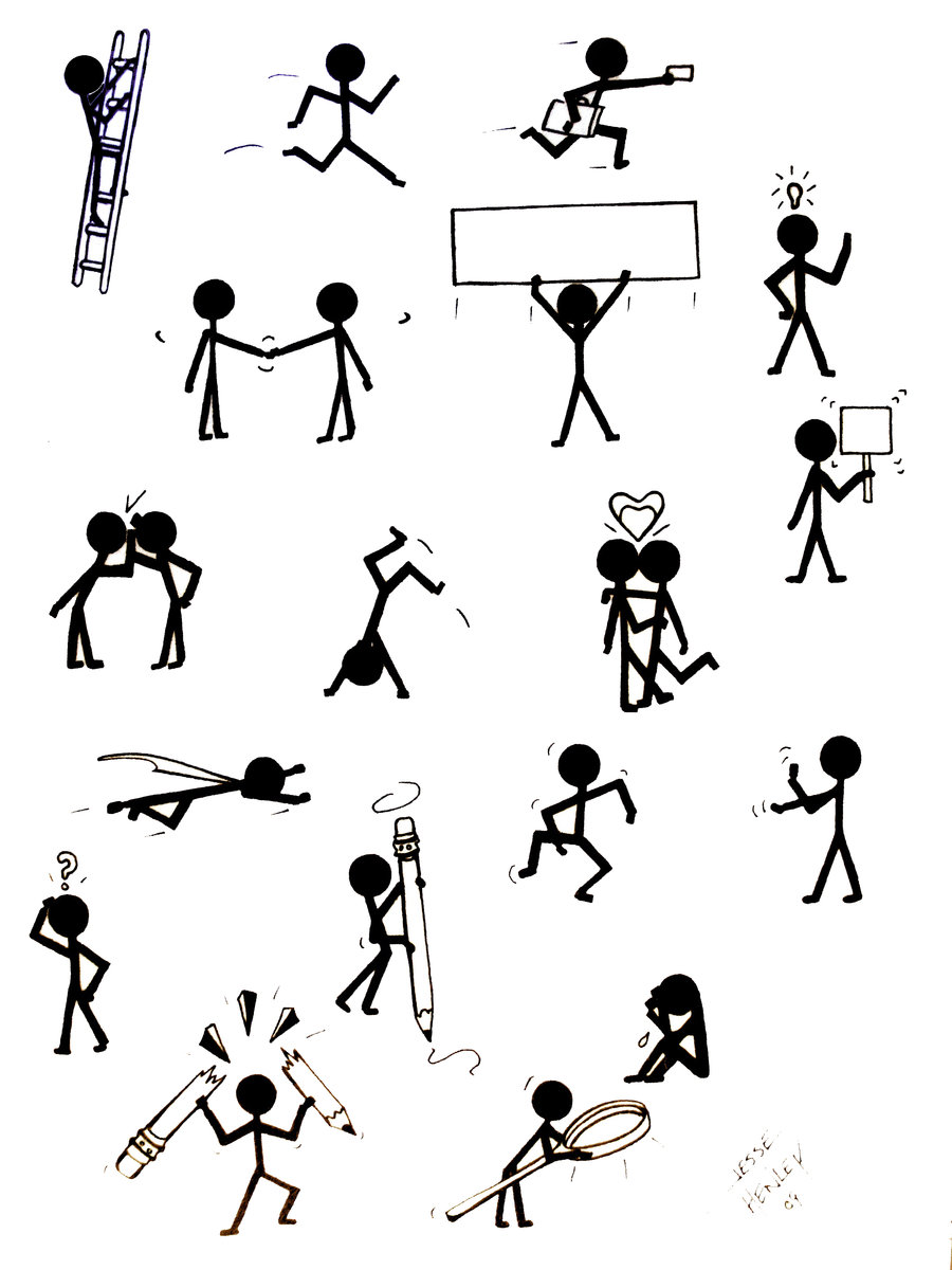 Stick Figure Concepts by jessehenley on DeviantArt
