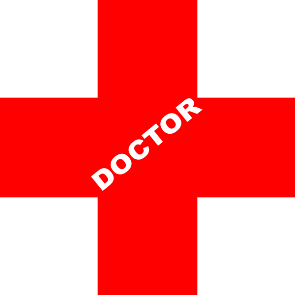 Doctor Logo Red Clip Art at Clker.com - vector clip art online ...