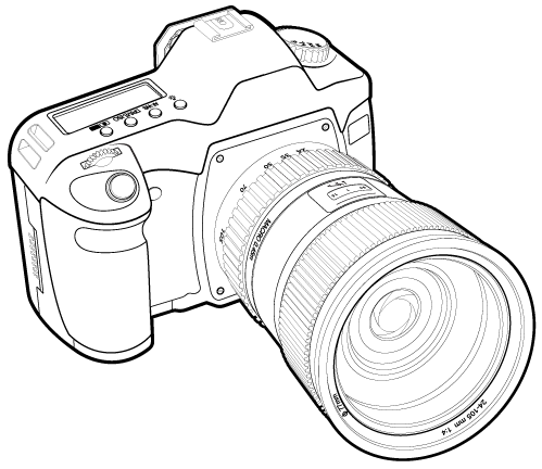 Camera Line Drawing - Gallery