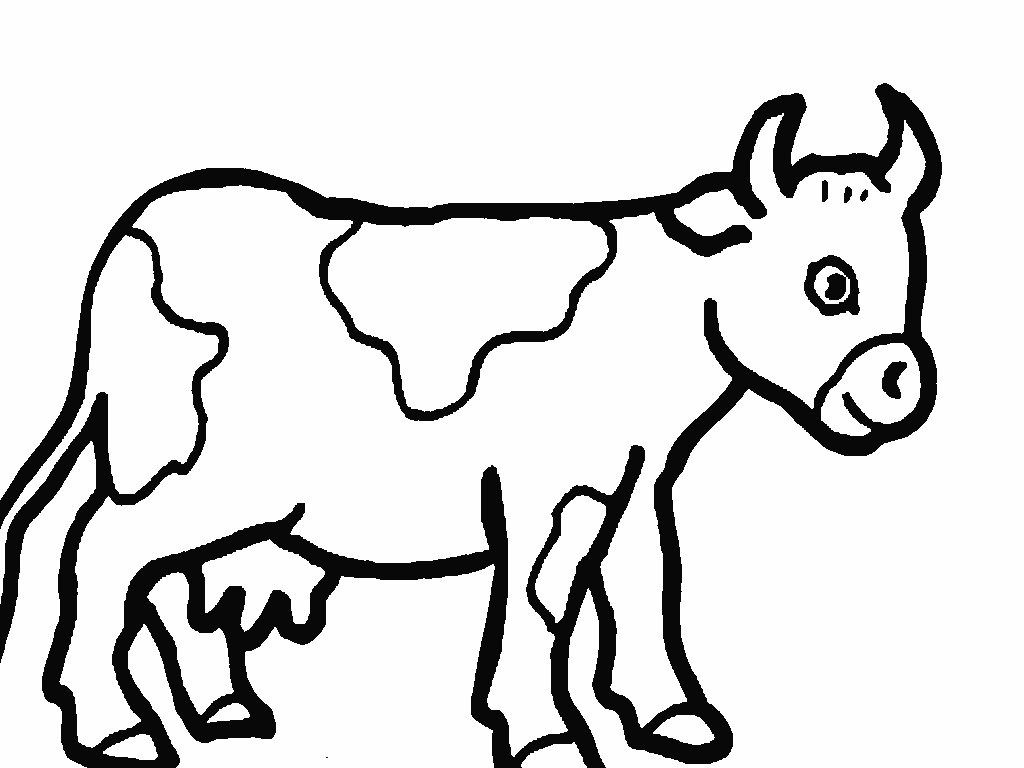 vector of a cartoon stinky cow coloring page outline by ron ...