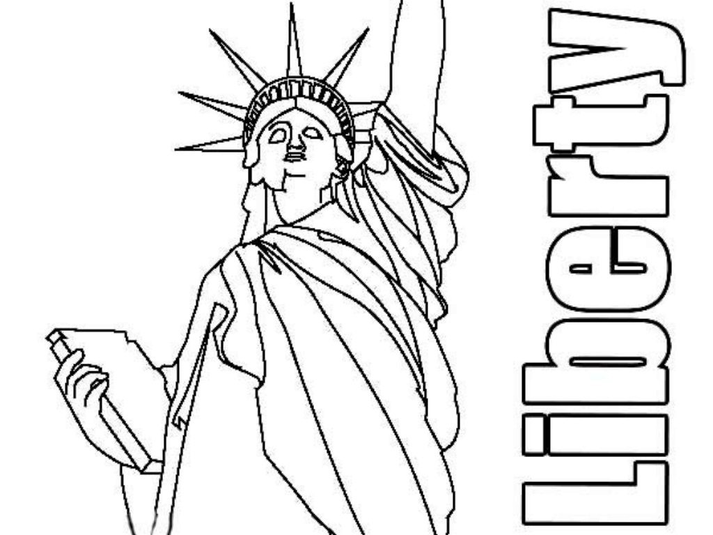 Free Printable Statue of Liberty Coloring Page for Kids | Amazing ...