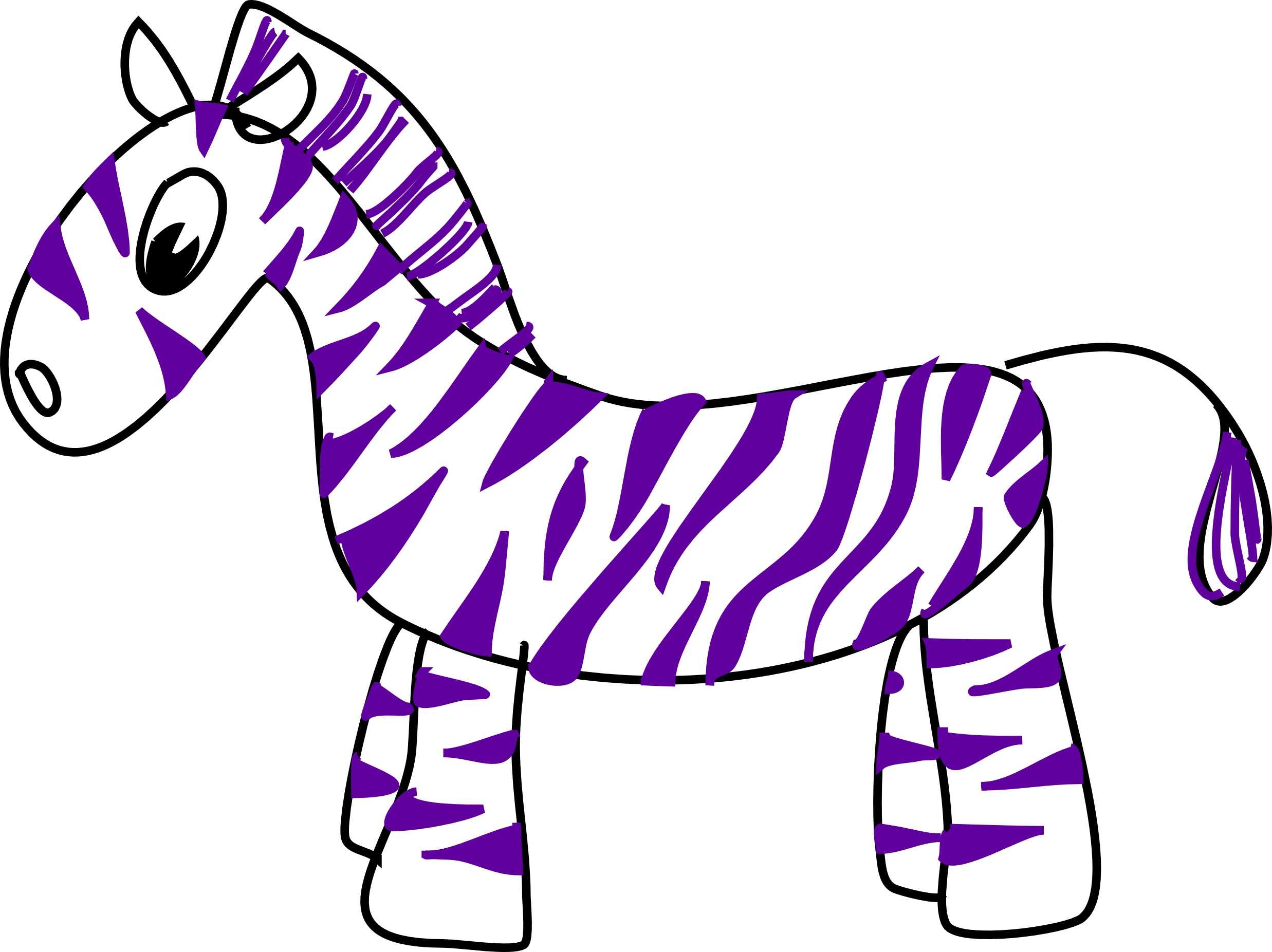 Cute Zebra Clip Art Zebra% | Clipart Panda - Free Clipart Images