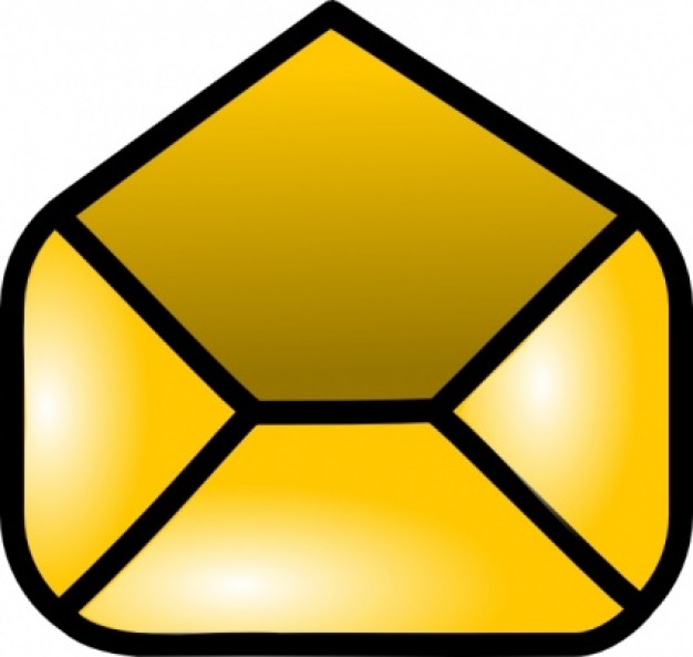 Open Envelope Icon clip art Vector | Free Download