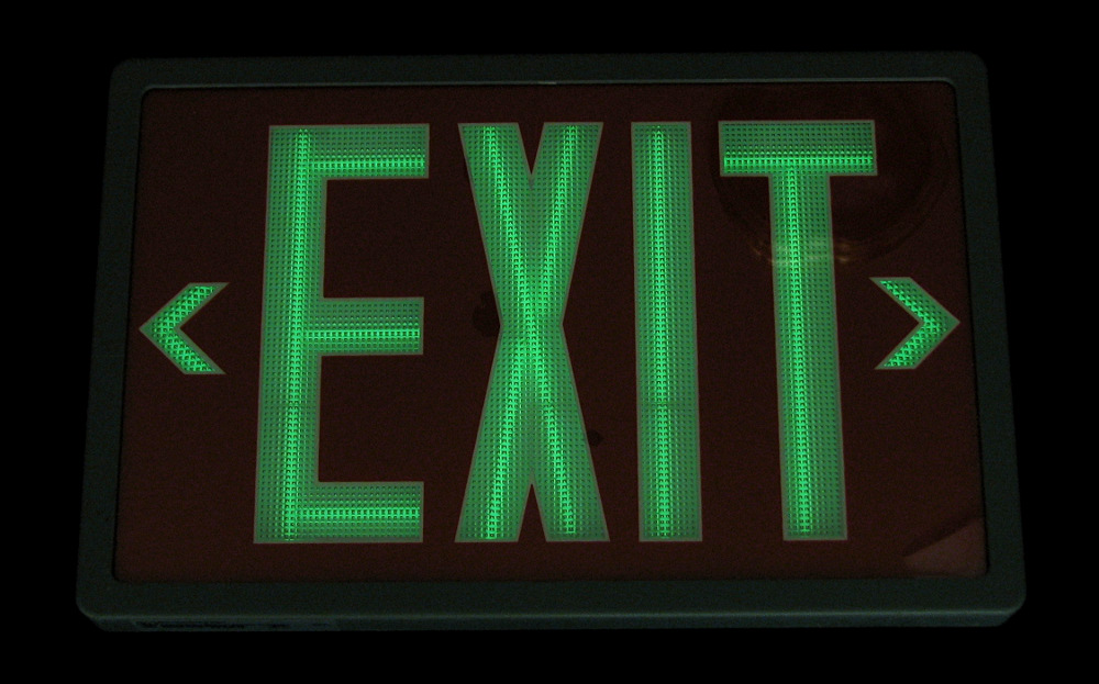 Radioactive Exit Sign Recycling – Priced per Sign Face | Curie ...