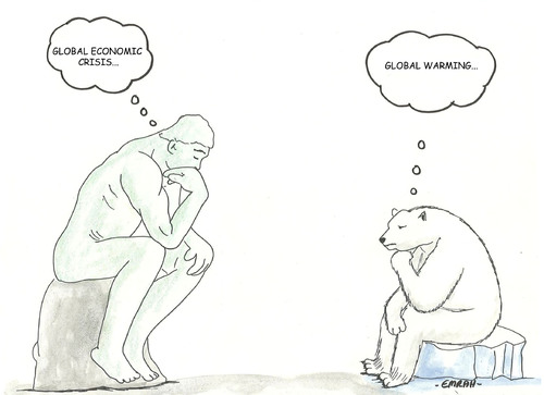 global thinking By emraharikan | Nature Cartoon | TOONPOOL