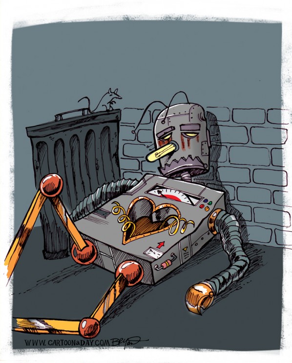 Broken Heart Repair Robot On the Way! ❤ Cartoon