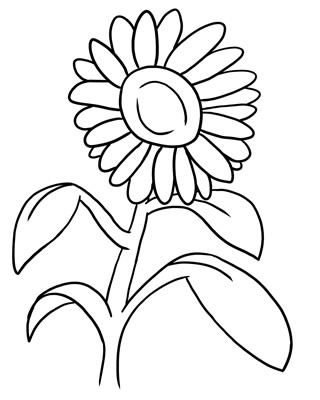 Flowers Outline Images - ClipArt Best