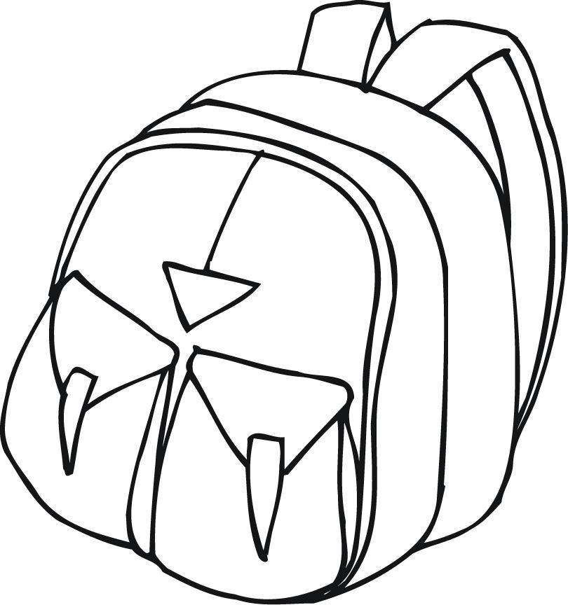 coloring pages of smiley face backpack for preschoolers - Coloring ...
