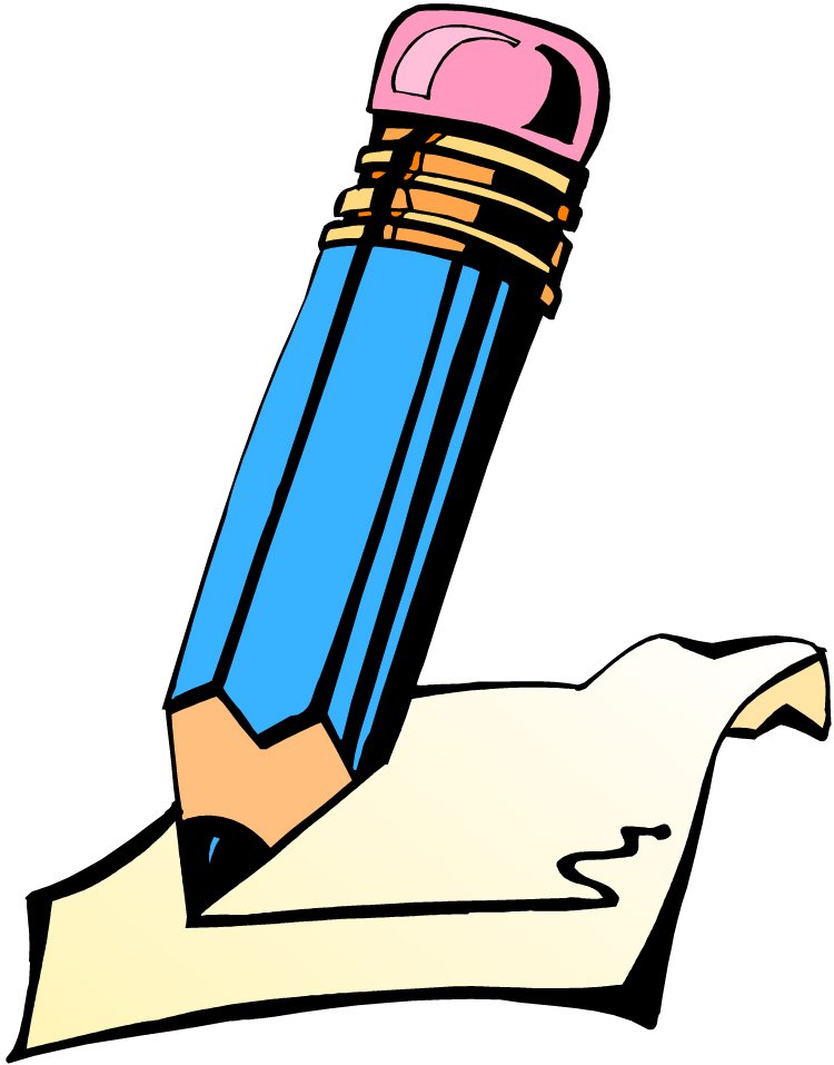 Writing Clip Art