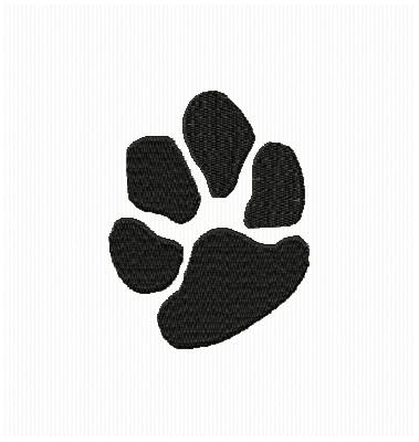 Dog Paw Stencil - ClipArt Best