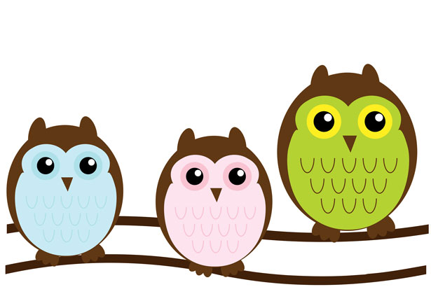 Owl Family Cute Clipart Free Stock Photo - Public Domain Pictures