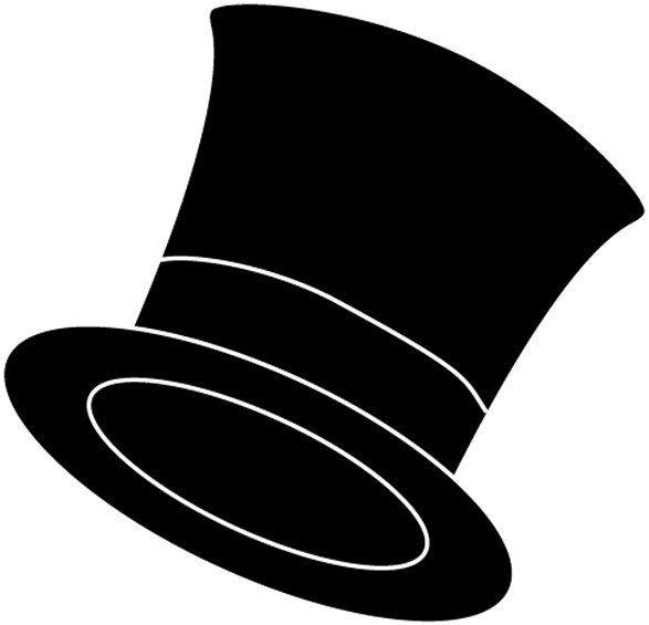 free clipart top hat and cane - photo #35