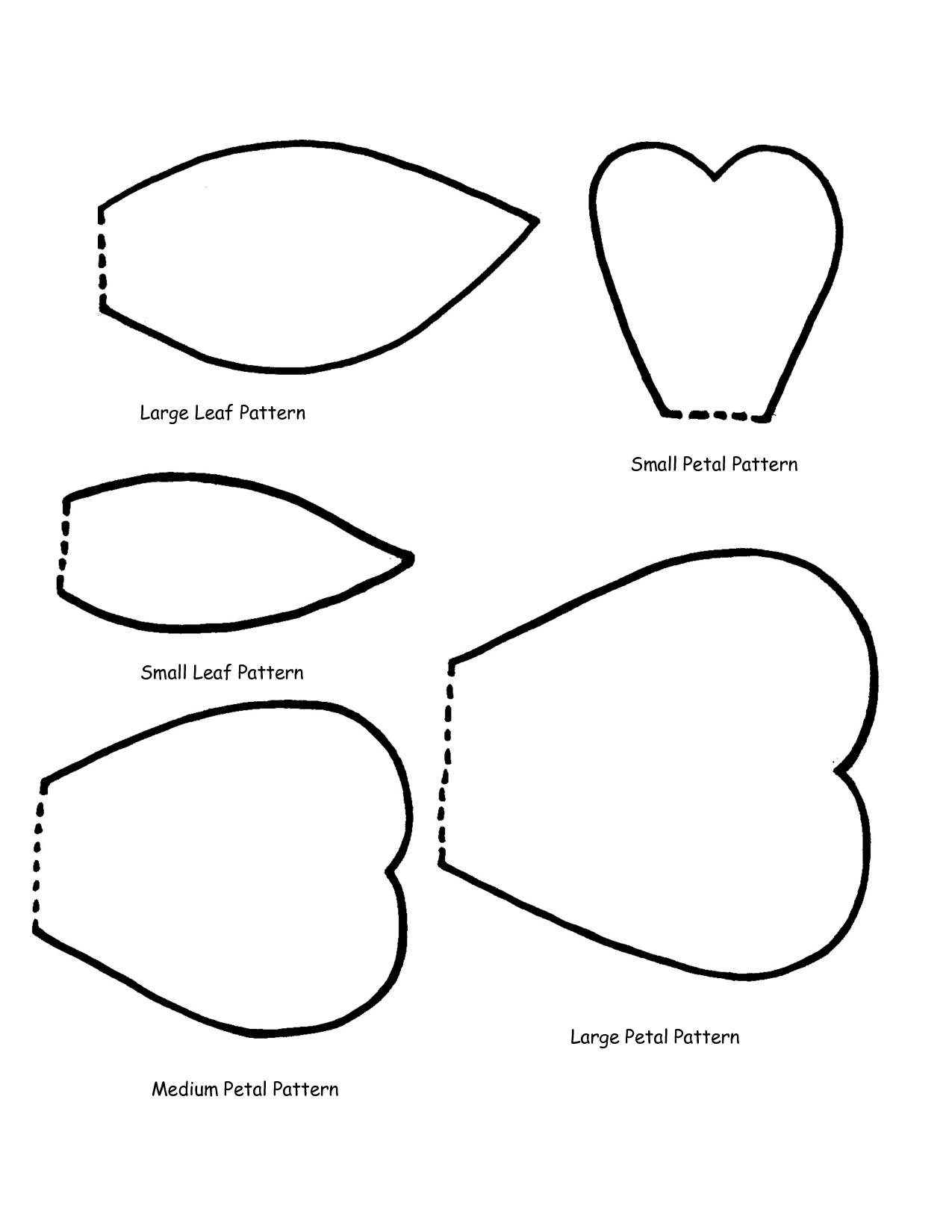 Large Flower Petal Templates - ClipArt Best